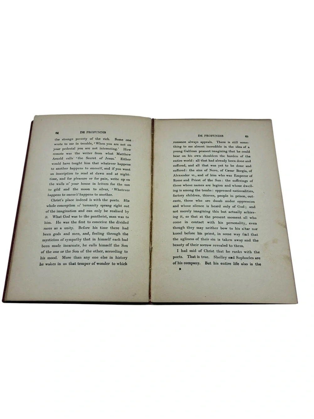 1909 De Profundis Oscar Wilde Ravenna Edition G.P. Putnam's Sons Antique Book